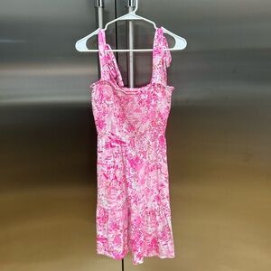 Lilly Pulitzer Pink Floral Mini Dress